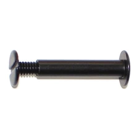 Midwest Fastener 1" Brl Lg, Black Anodized Aluminum Black, 10 PK 76566